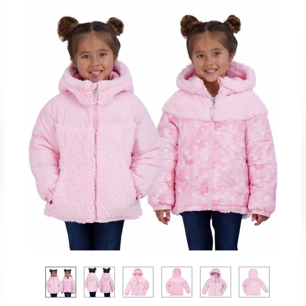 Gerry Kids' Reversible Jacket, Pink